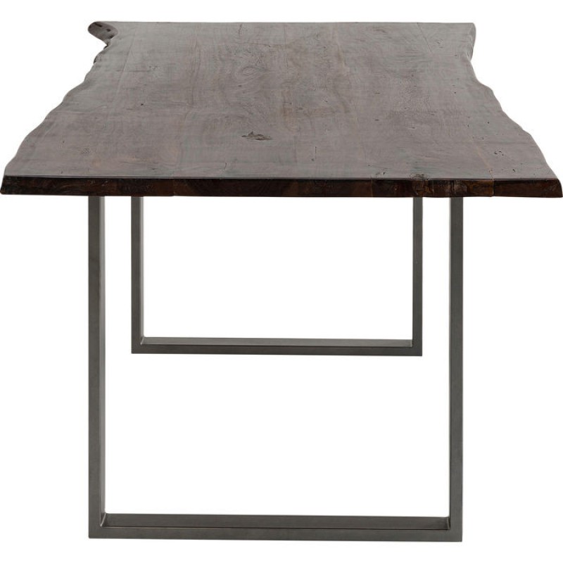 Table Harmony Dark Crude Steel 160x80